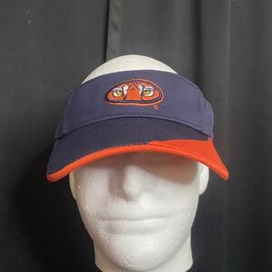 Vintage Detroit Tigers Visor Cap Adjustable‎ Navy Orange Embroidered MLB